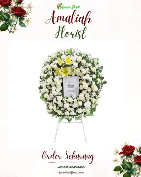 Krans Bunga Duka Semarum